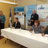 Point de presse de l'inauguration du point de service de St-Jean-sur-Richelieu