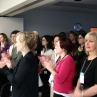 Les partenaires et les membres du personnel du CMR lors de l'inauguration du point de service de Longueuil